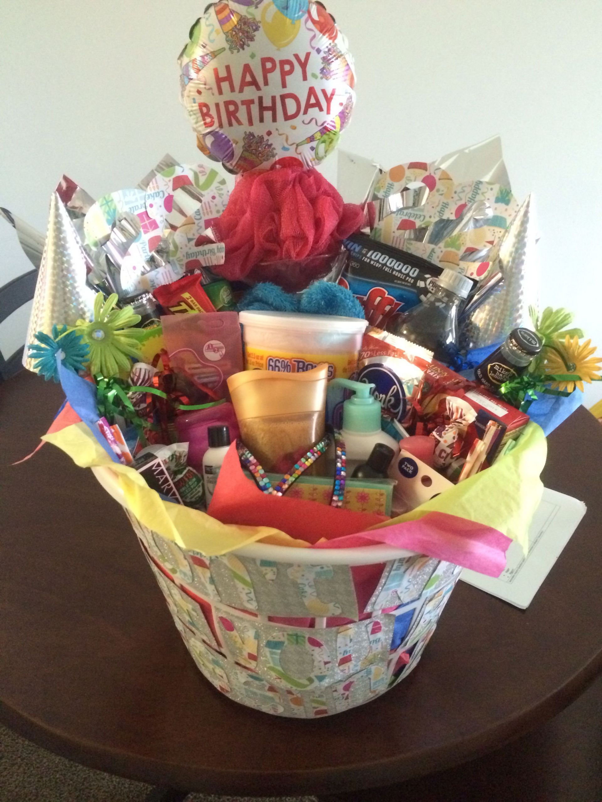 Birthday Gift Basket
 22nd Birthday Basket