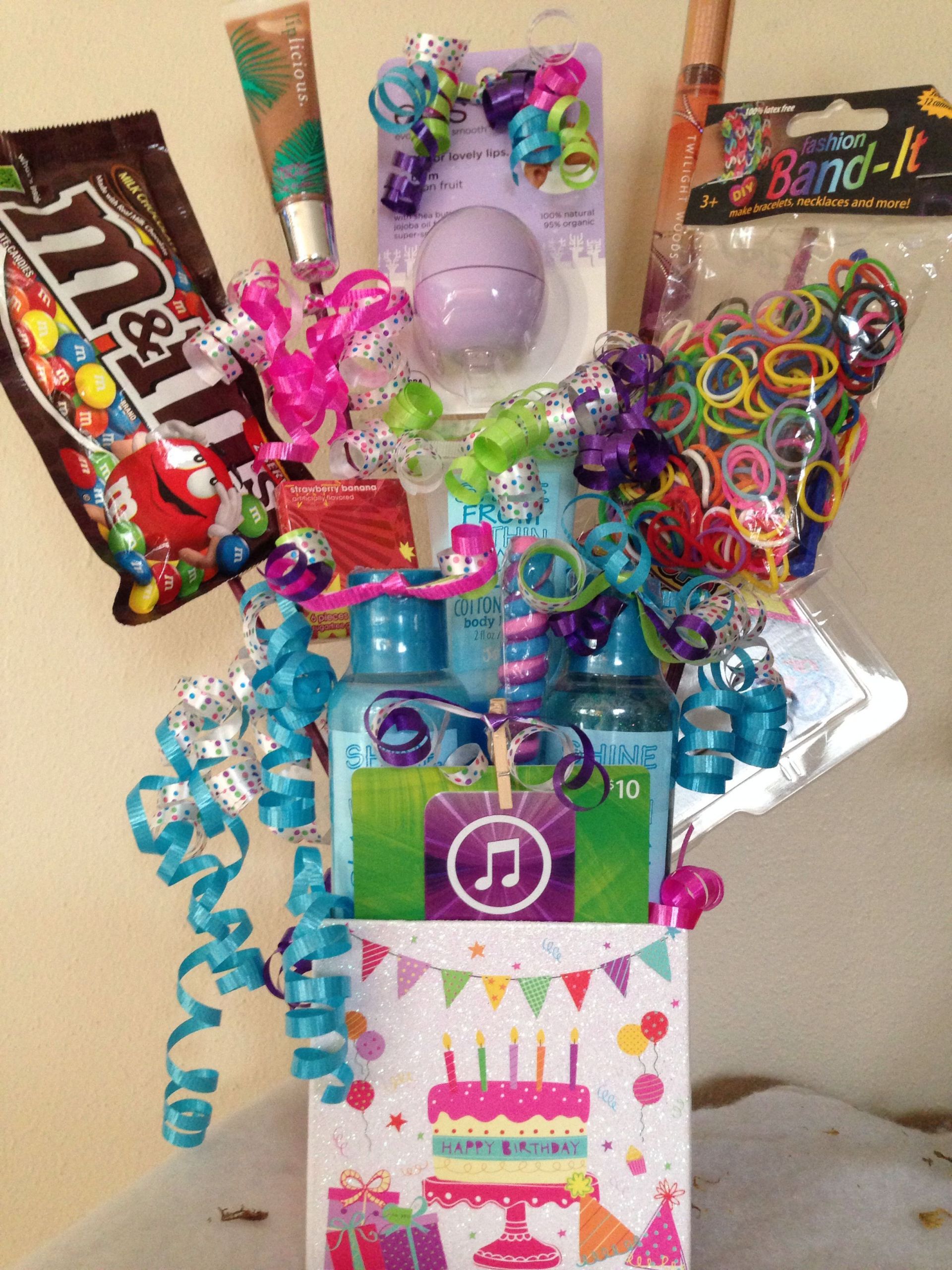 Birthday Gift Basket Ideas
 Girl birthday t basket …