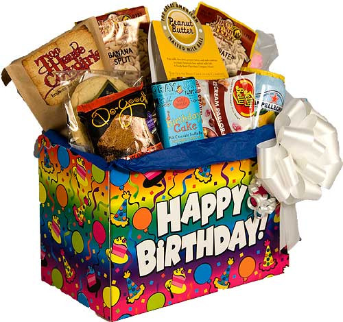 Birthday Gift Basket
 Birthday Sweet t Basket
