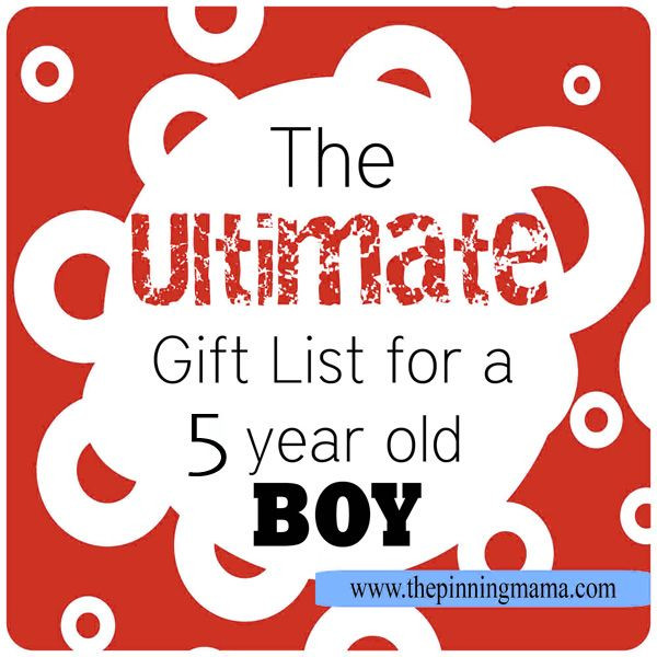 Birthday Gift For 5 Year Old Boy
 Great t ideas for 5 year old boy Made by a mom of boys