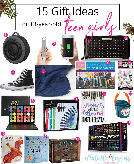 Birthday Gift Ideas For 13 Yr Old Girl
 Ellabella Designs 15 Gift Ideas for 13 year old Teen