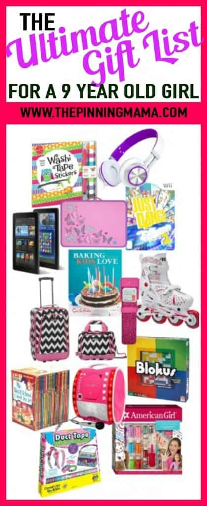 Birthday Gift Ideas For 9 Year Old Boy
 The Ultimate Gift List for a 9 Year Old Girl