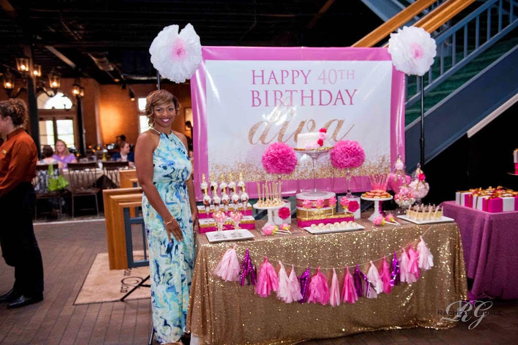 Birthday Gift Ideas For A Woman
 Diva Pink & Gold 40th Birthday Party