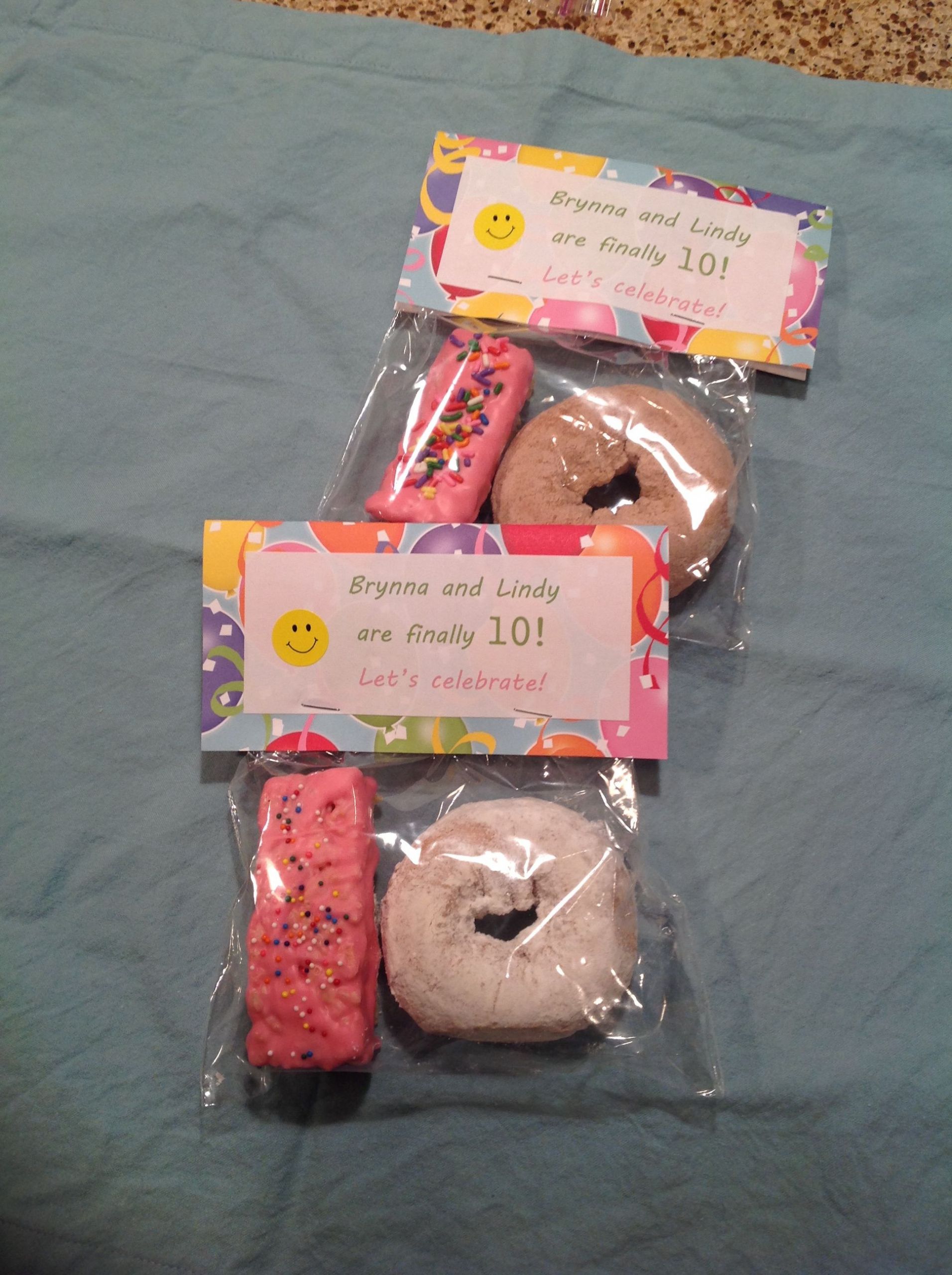 Birthday Gift Ideas For College Girl
 School birthday treats for my ten year old twins eir