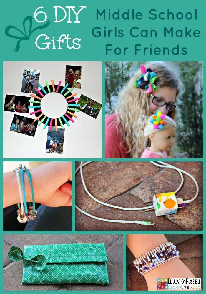 Birthday Gift Ideas For College Girl
 6 DIY Gifts Middle School Girls Can Make For Friends