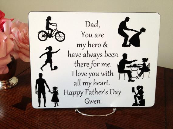 Birthday Gift Ideas For Dad From Daughter
 Gifts for Dad from Daughter Fathers Day Gift from