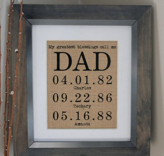 Birthday Gift Ideas For Dad From Son
 Personalized Gift for DAD or MOM