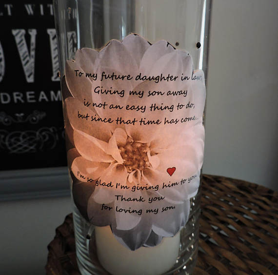 Birthday Gift Ideas For Daughter In Law
 Future Daughter in Law Candle Holder Daughter in Law Gift