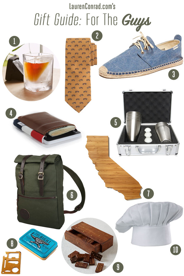 Birthday Gift Ideas For Male Friend
 Gift Guide For the Guys Lauren Conrad