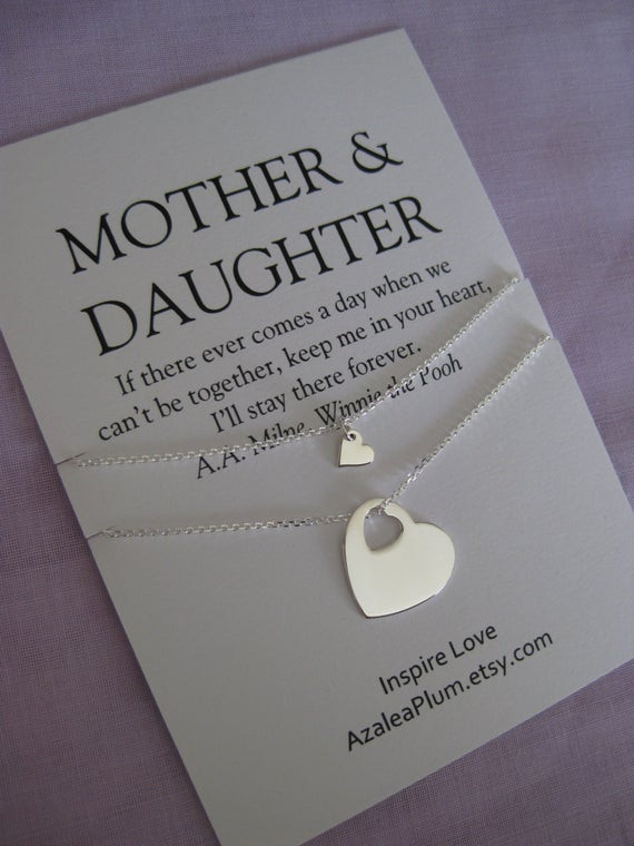 Birthday Gift Ideas For Mom From Daughter
 Mom MOTHER Daughter Necklace Mother of Bride Gift by