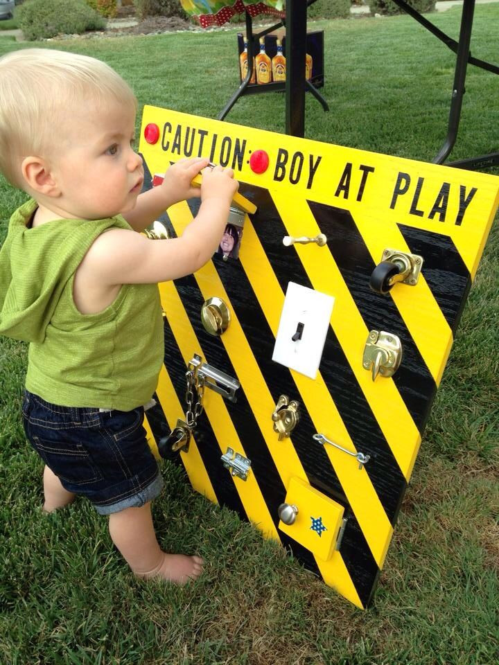 Birthday Gift Ideas For One Year Old Boy
 Boy at play board 1 year old birthday t Genius Idea