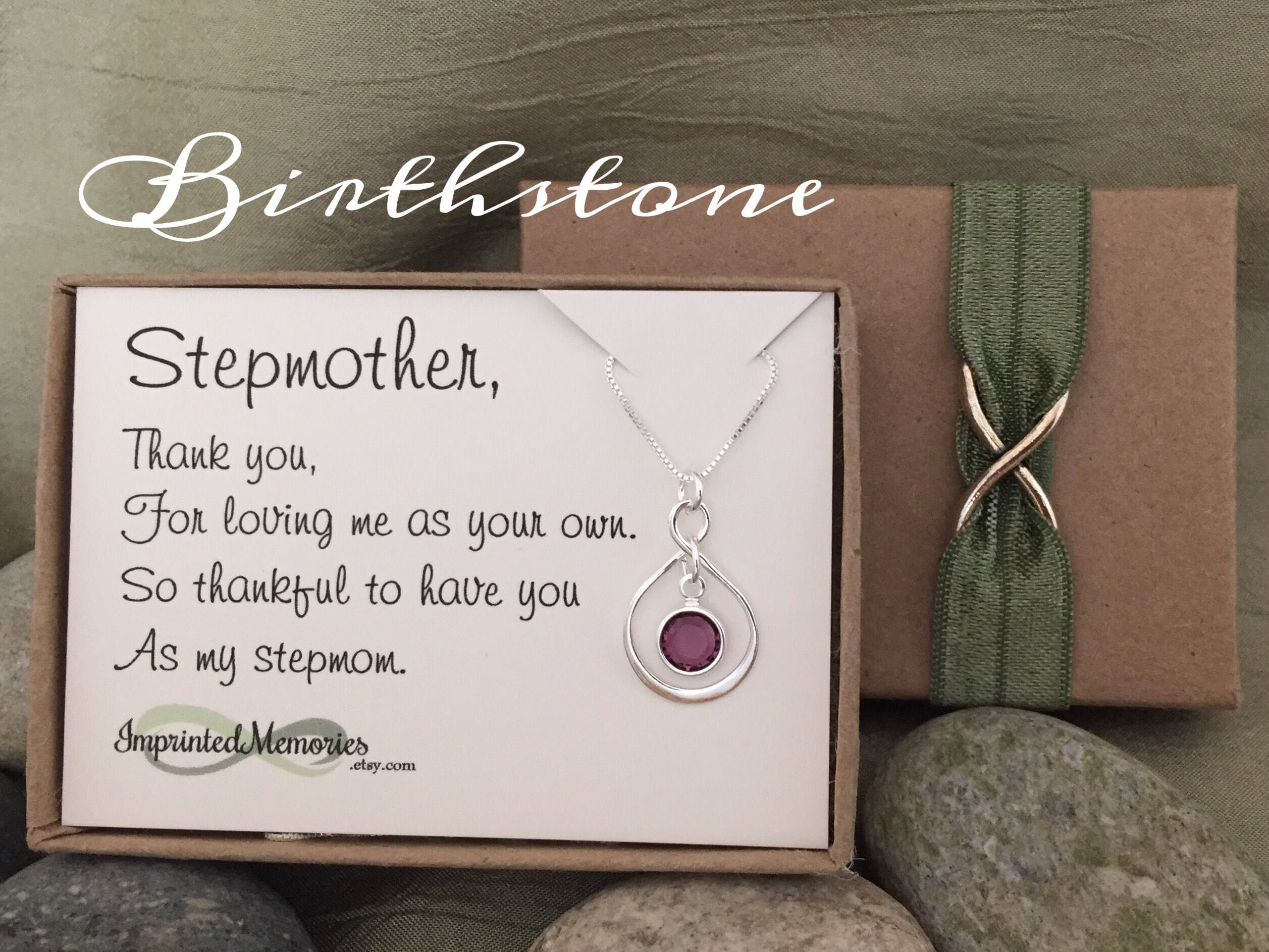 Birthday Gift Ideas For Stepmom
 STEPmother necklace Mother s Day Gift for Stepmom