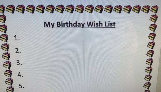 Birthday Gift List
 Birthday Gift List – The Birthday e