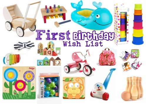 Birthday Gifts For 1 Year Old
 First Birthday Gift Wish List the perfect t guide for