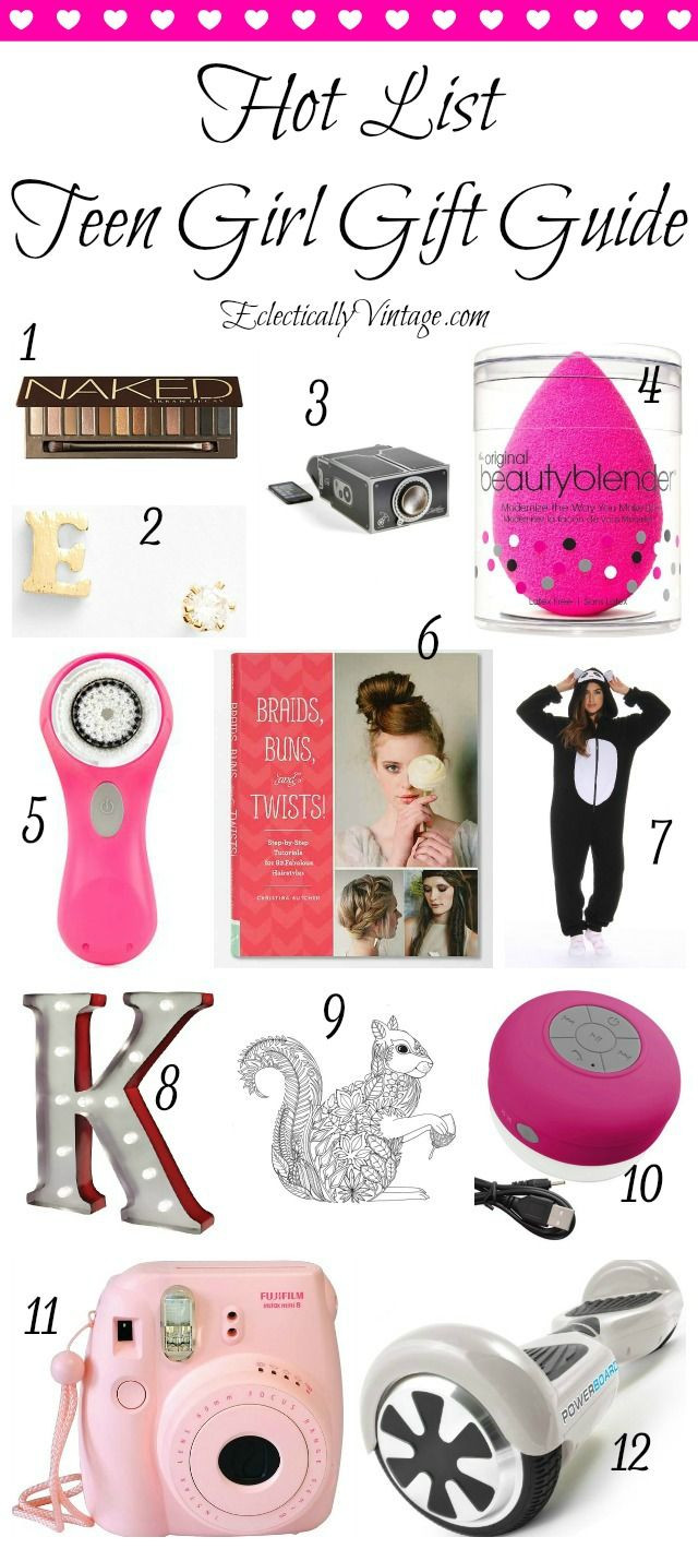 Birthday Gifts For A Teenage Girl
 Hot List Teen Girl Gift Guide