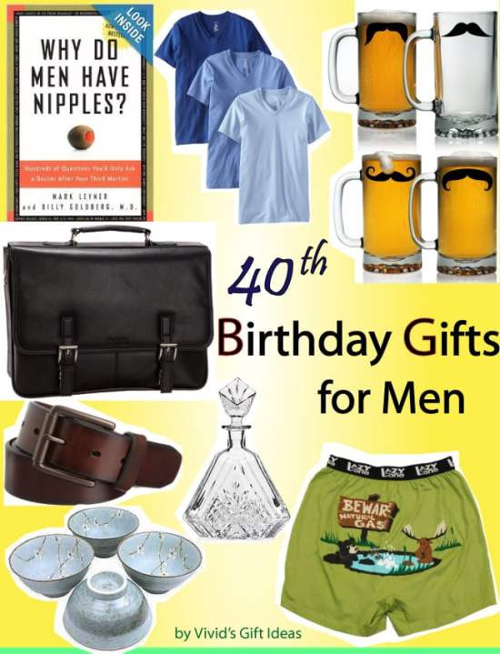 Birthday Gifts Men
 40th Birthday Ideas Gag Gift Ideas For Mens 40th Birthday