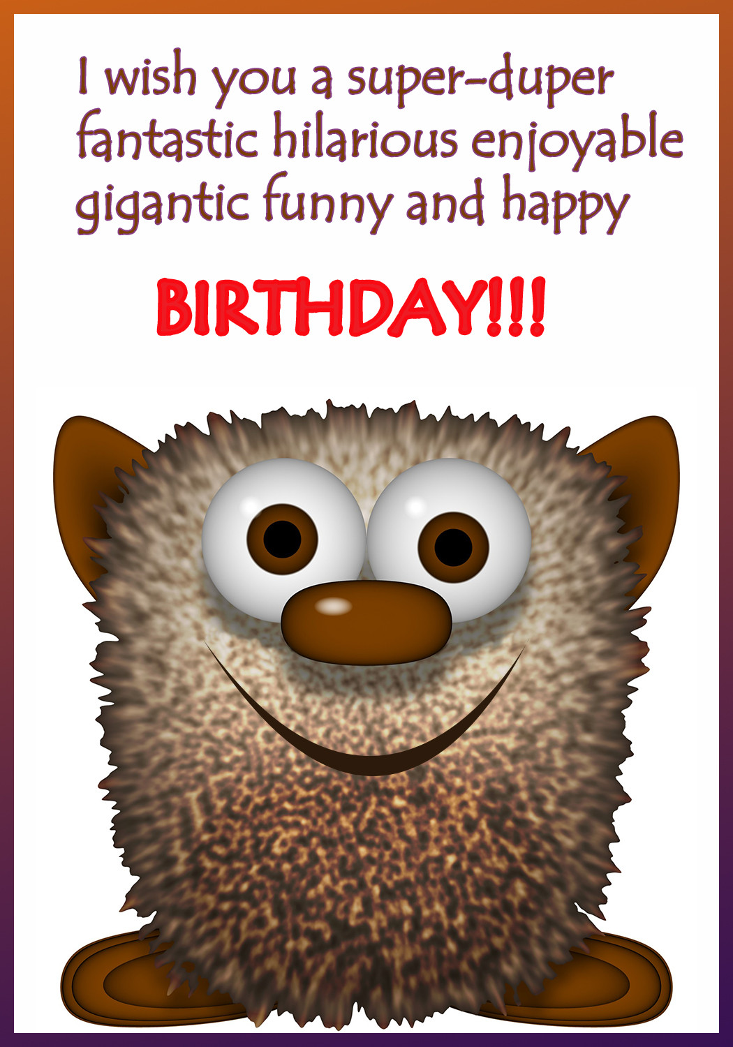 Birthday Greetings Funny
 Funny Printable Birthday Cards