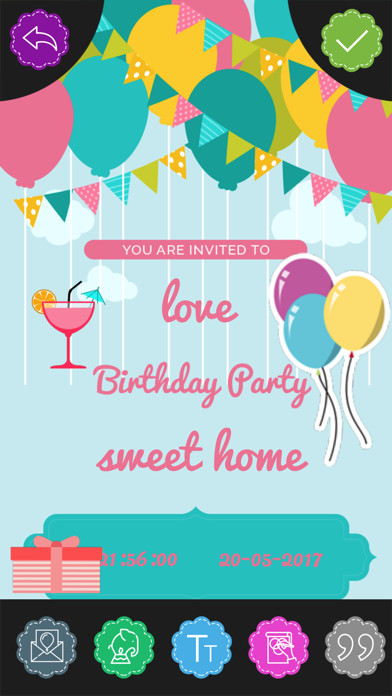 Birthday Invitation App
 Custom Birthday Invitation Card maker App Download