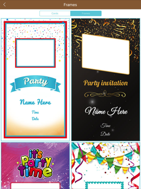 Birthday Invitation App
 App Shopper Party Invitation Card Creator HD Pro