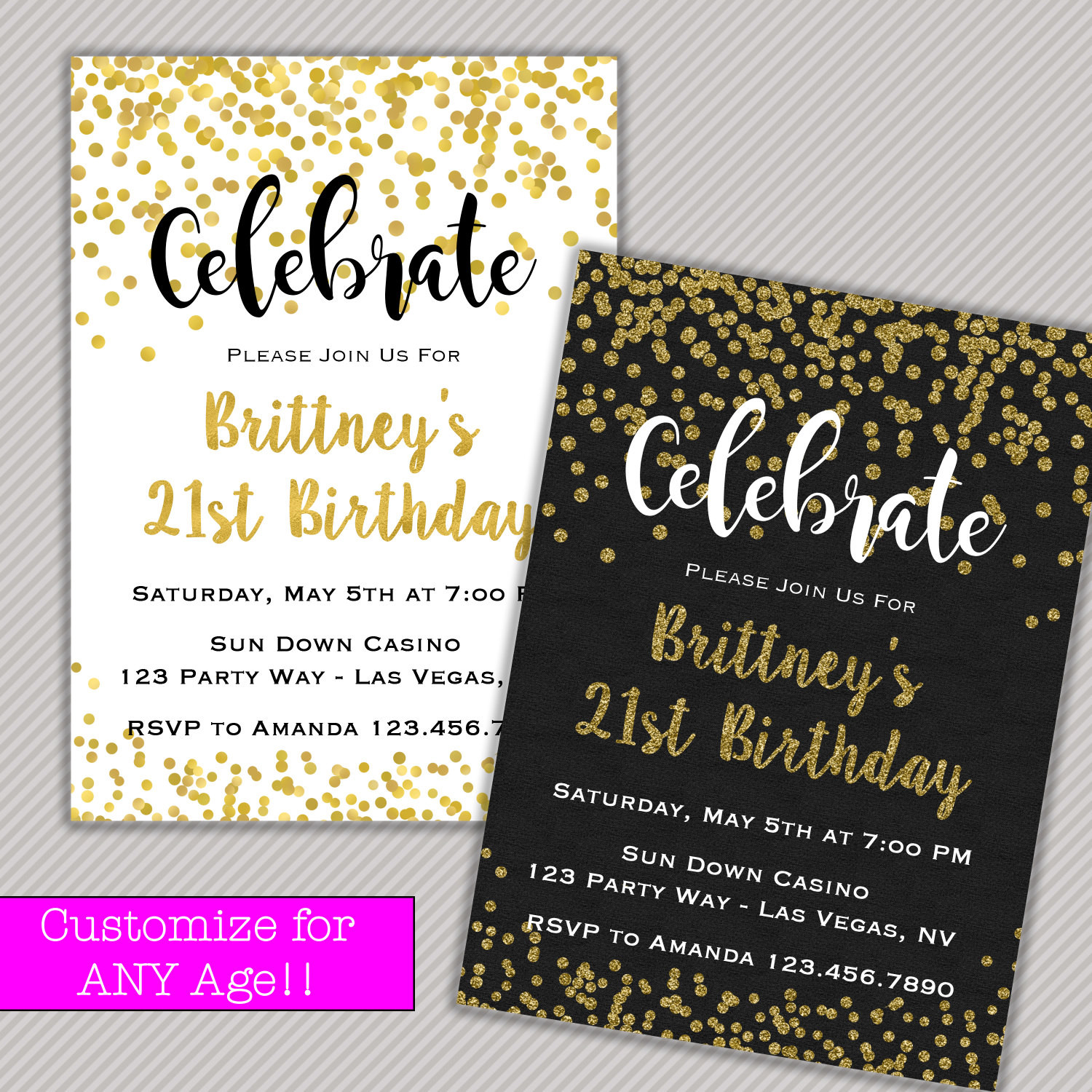 Birthday Invitations For Adults
 Adult Birthday Invitation Adult Party by SophisticatedSwan