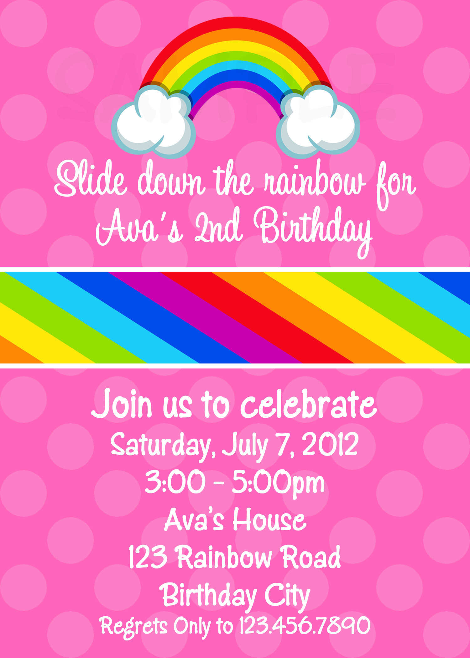 Birthday Invitations Quotes
 Rainbow Quotes About Birthdays QuotesGram