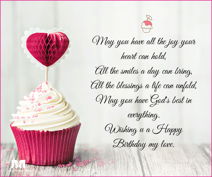 Birthday Love Wishes
 70 Love Birthday Messages To Wish That Special Someone