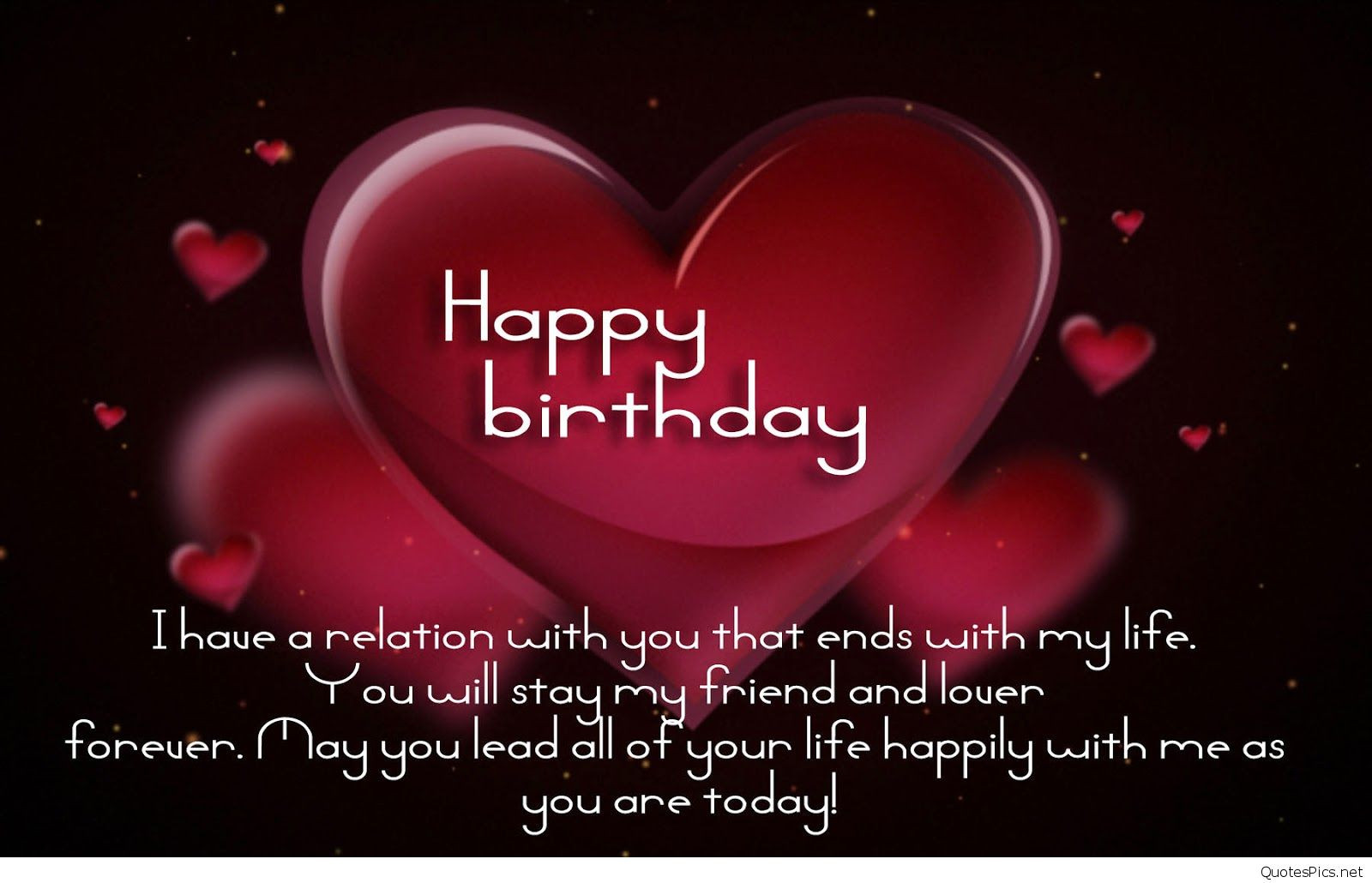Birthday Love Wishes
 Love happy birthday wishes cards sayings