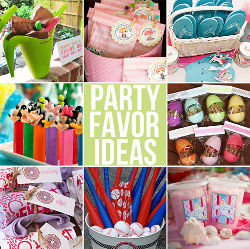 Birthday Party Bag Ideas
 Party Favors