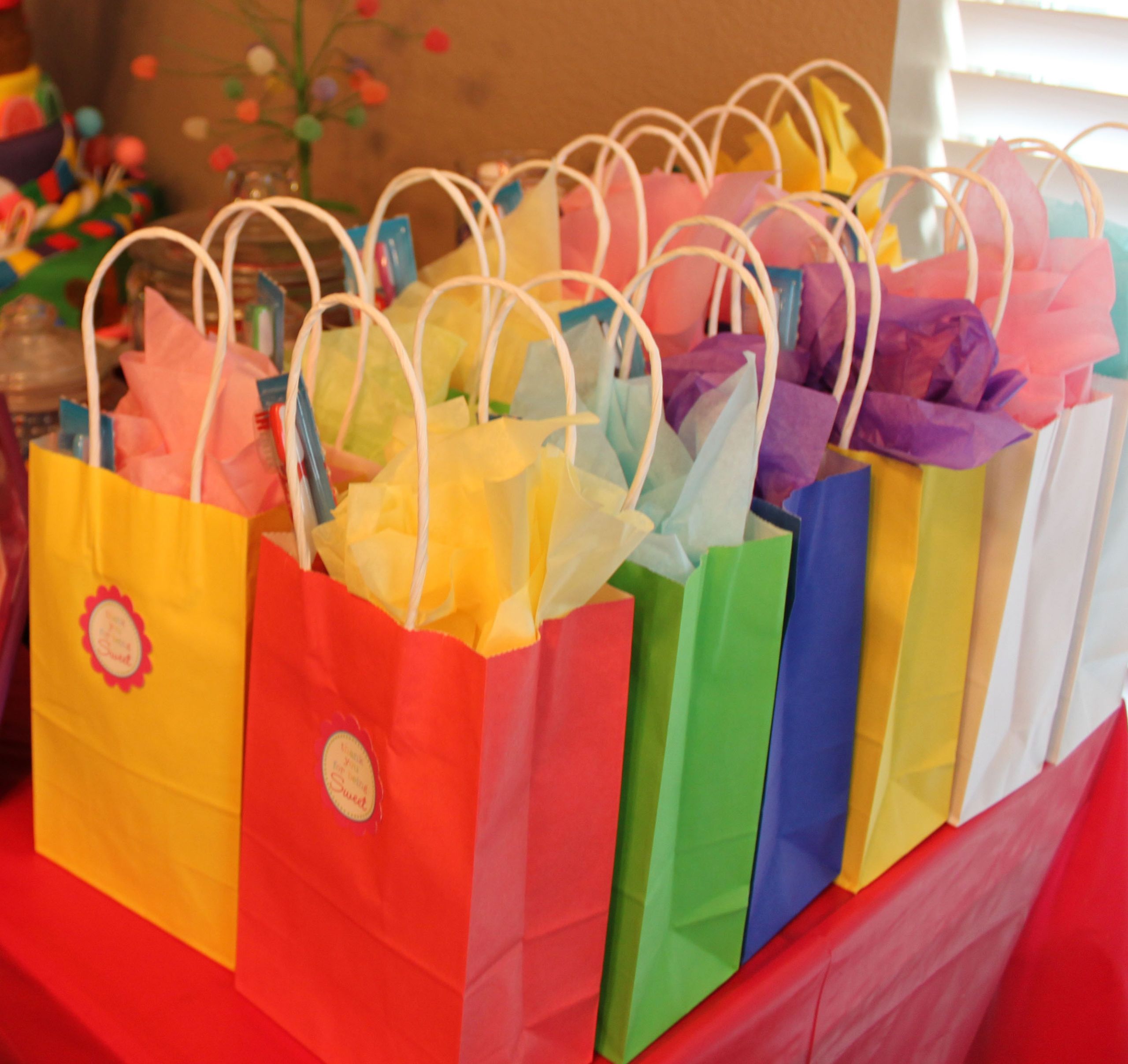 Birthday Party Bag Ideas
 Candy Land Party