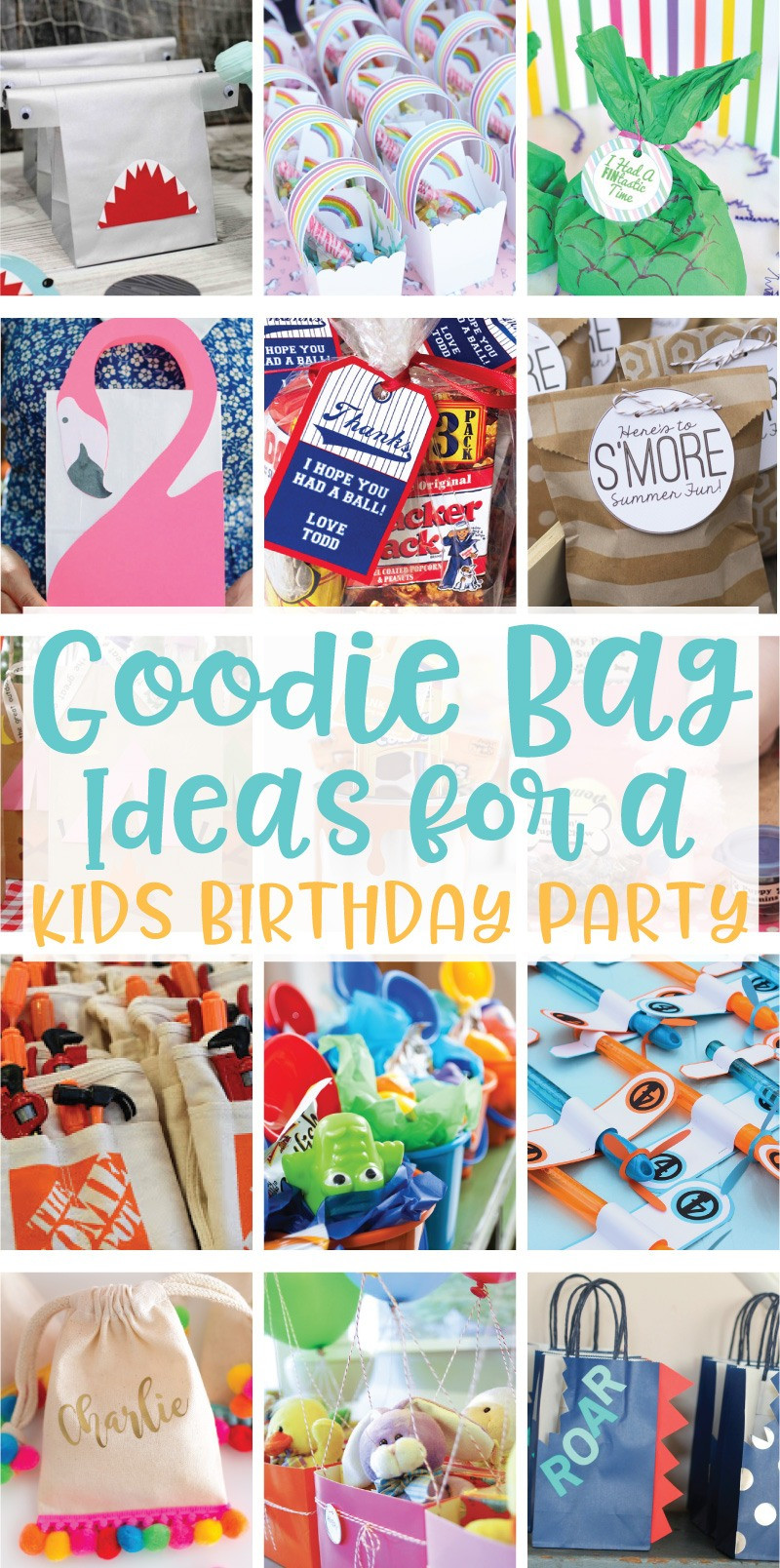 Birthday Party Bag Ideas
 20 Creative Goo Bag Ideas for Kids Birthday Parties on