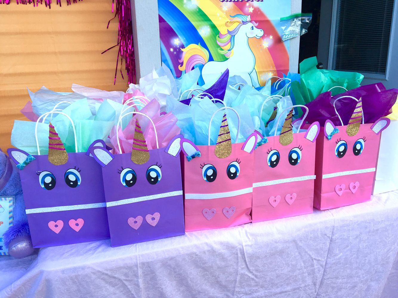 Birthday Party Bag Ideas
 Camila s 5th unicorn birthday goody bags …