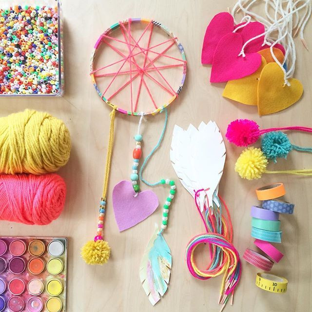 Birthday Party Craft Ideas For 11 Year Olds
 DIY Dream Catchers Made by Kids