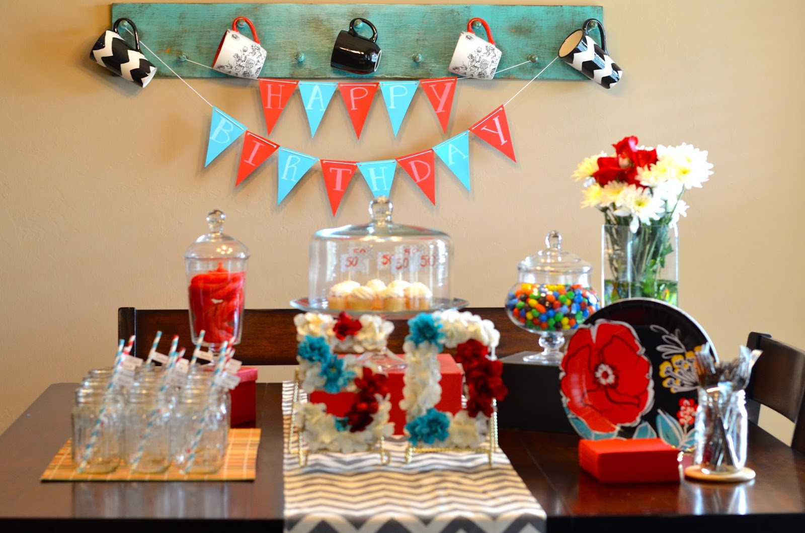 Birthday Party Decorating Ideas
 high heels & high notes 50th Birthday Party
