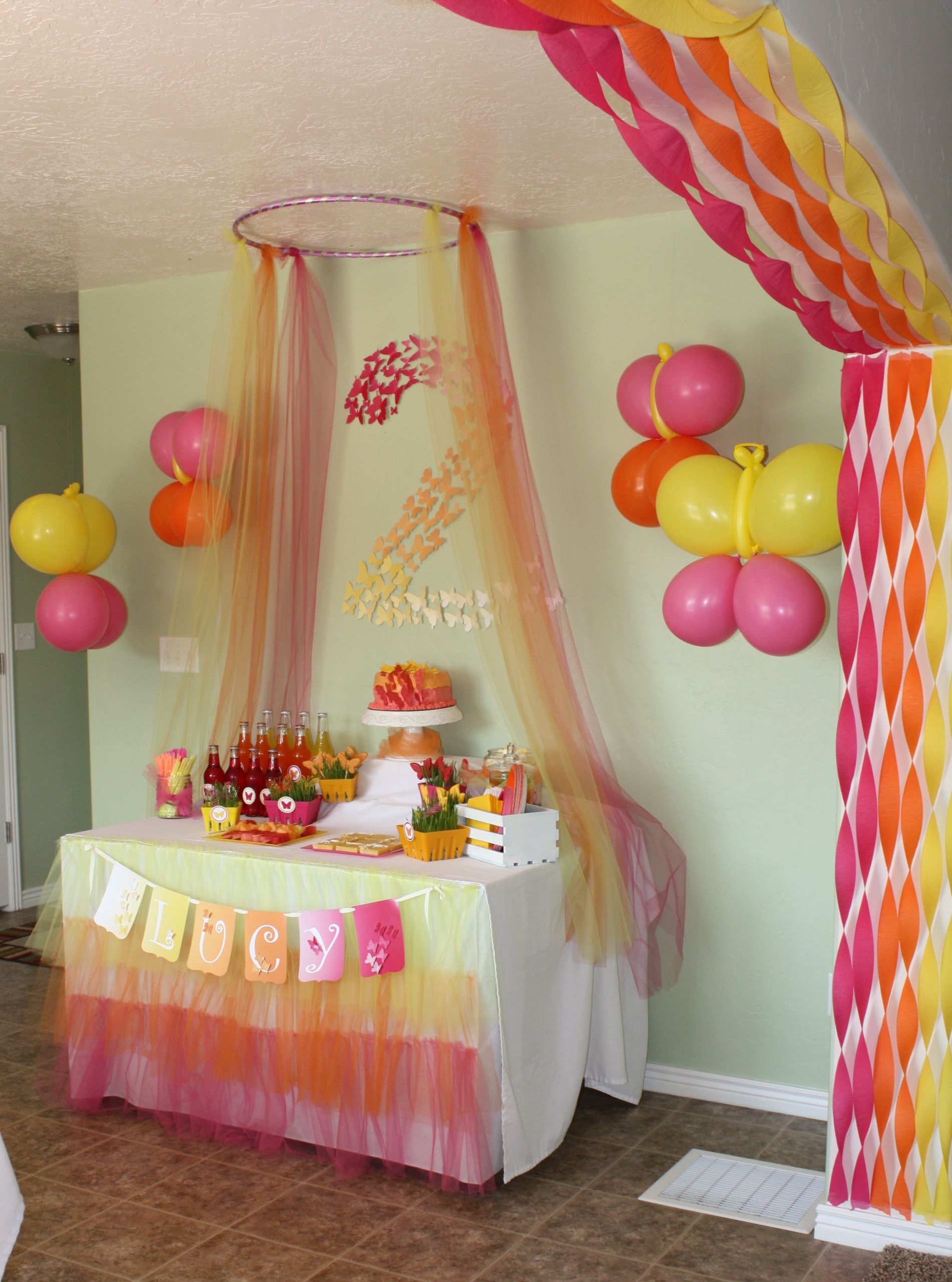 Birthday Party Decorating Ideas
 Butterfly Themed Birthday Party Decorations events to