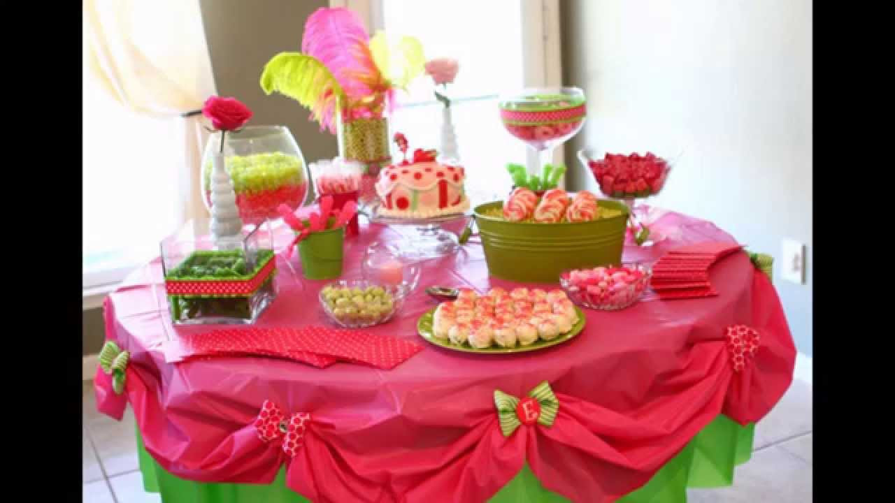 Birthday Party Decorating Ideas
 Home Birthday party table decoration ideas