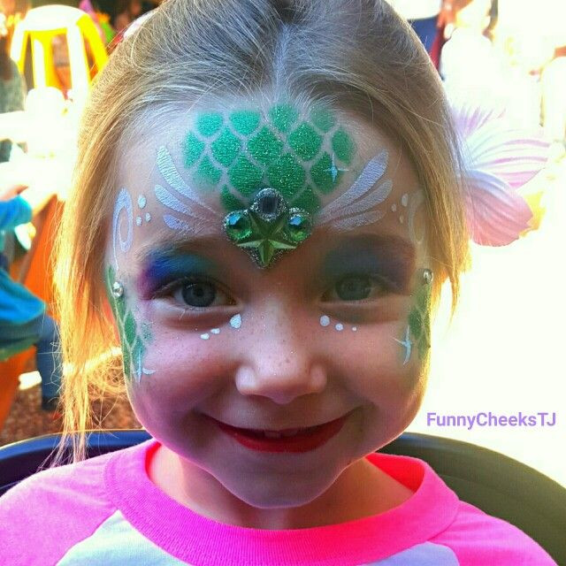 Birthday Party Face Painting
 Mermaids and Pirates themed Birthday Party face painting