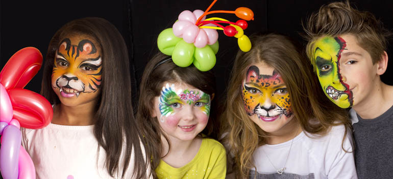 Birthday Party Face Painting
 Party Entertainment CT Face Painters Balloon Twisters & More
