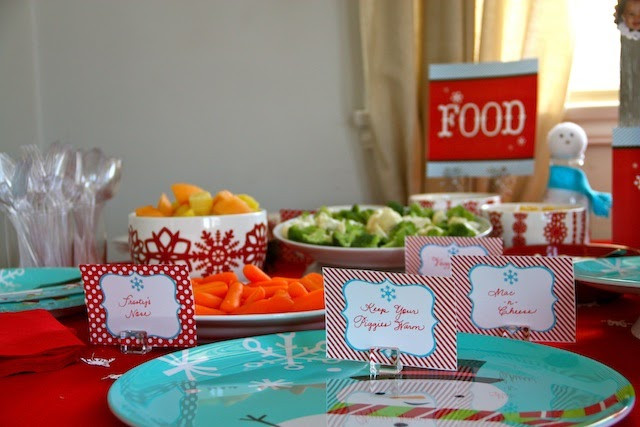 Birthday Party Food List
 Life on the Mom List Winter ONEderland First Birthday