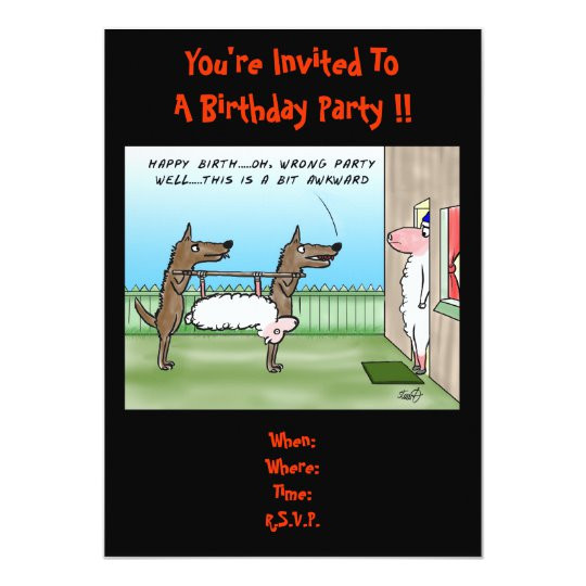 Birthday Party Funny
 Funny Birthday Party Invitation