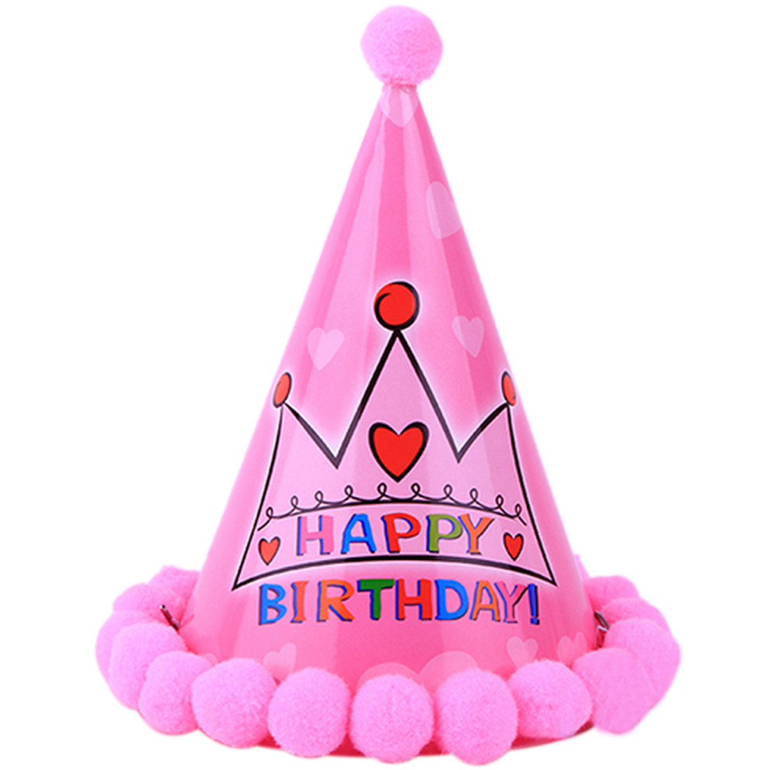 Birthday Party Hats
 Wholesale Paper Party Cone Hat Dress Up Girls Boys Favour