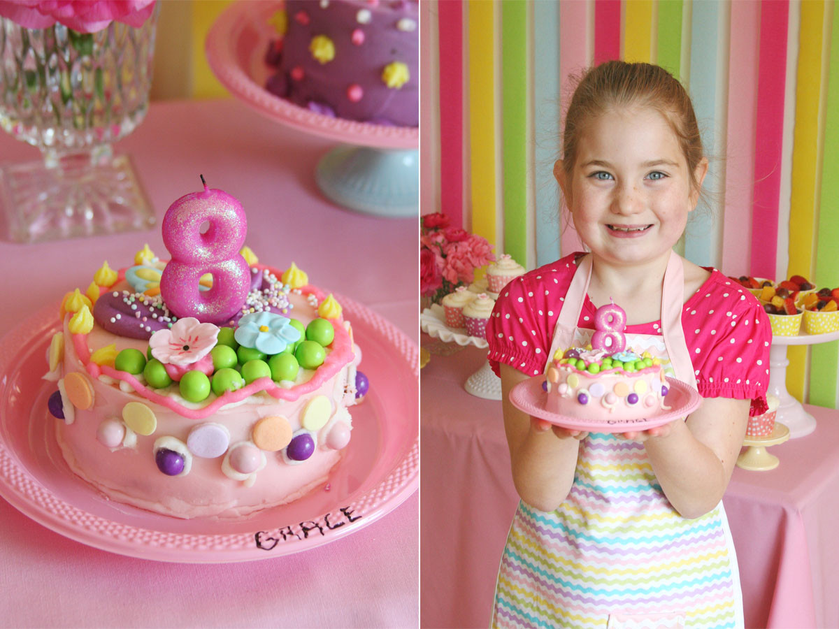 Birthday Party Ideas For 8 Year Old Girl
 Grace s Cake Decorating Party Glorious Treats