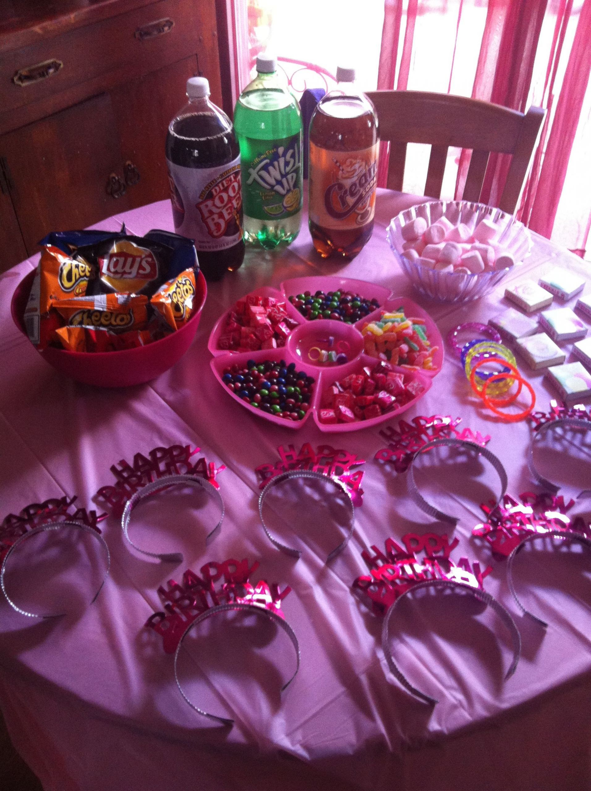 Birthday Party Ideas For 8 Year Old Girl
 Girls 8 year old slumber party treats