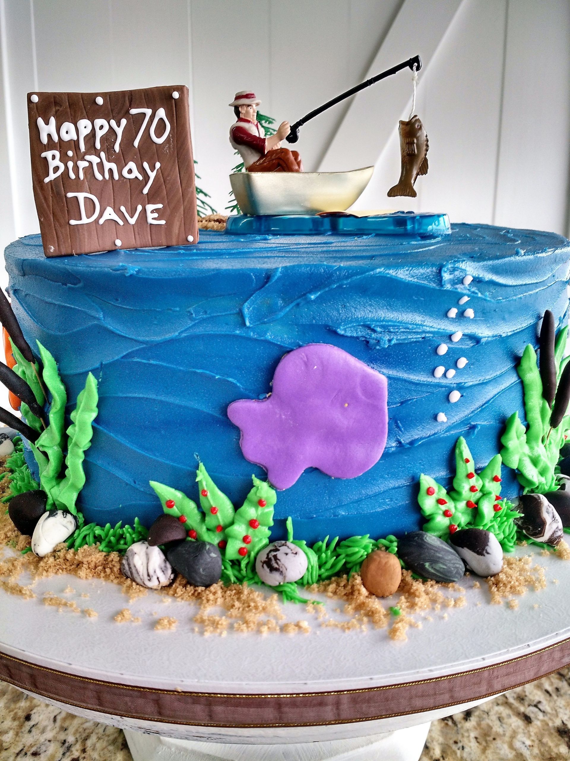 Birthday Party Ideas In Myrtle Beach Sc
 Custom Gone Fishing Birthday Cake Made by Chef Aura