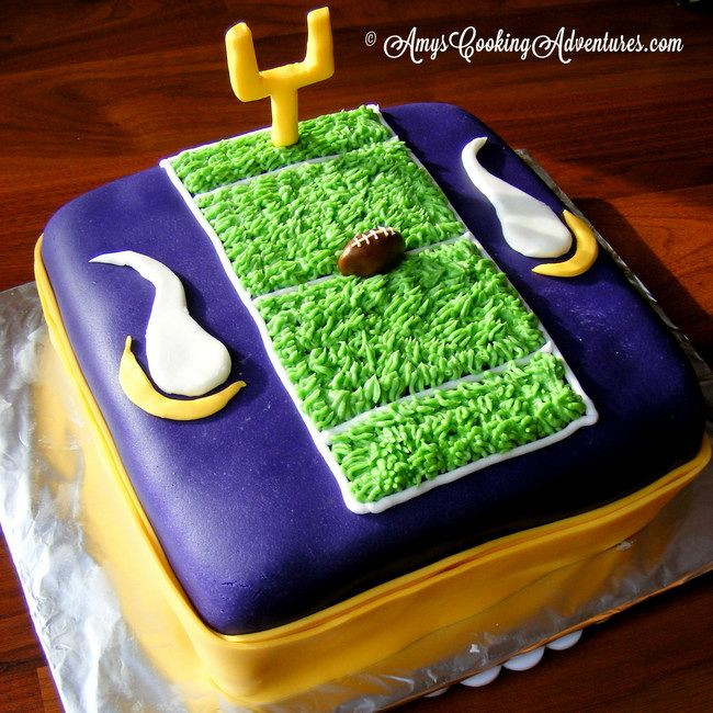 Birthday Party Ideas Mn
 MN Vikings Cake Food