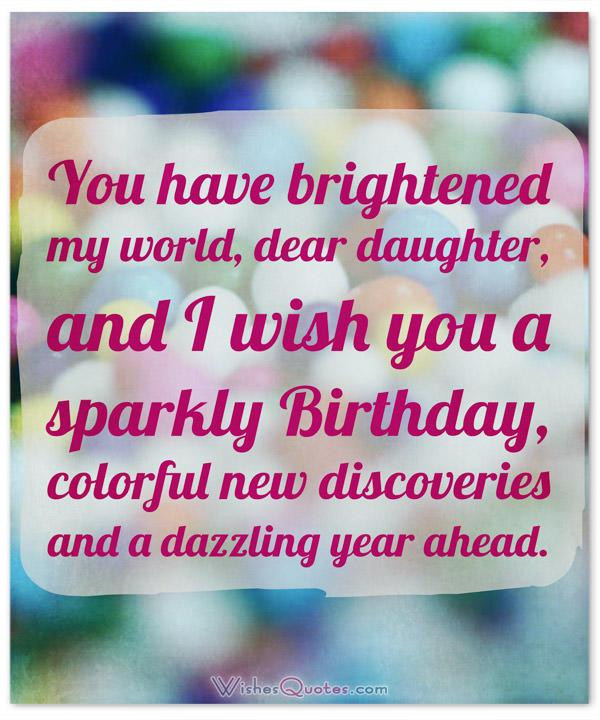 Birthday Quotes For A Daughter
 Happy Birthday Daughter Top 50 Daughter s Birthday Wishes