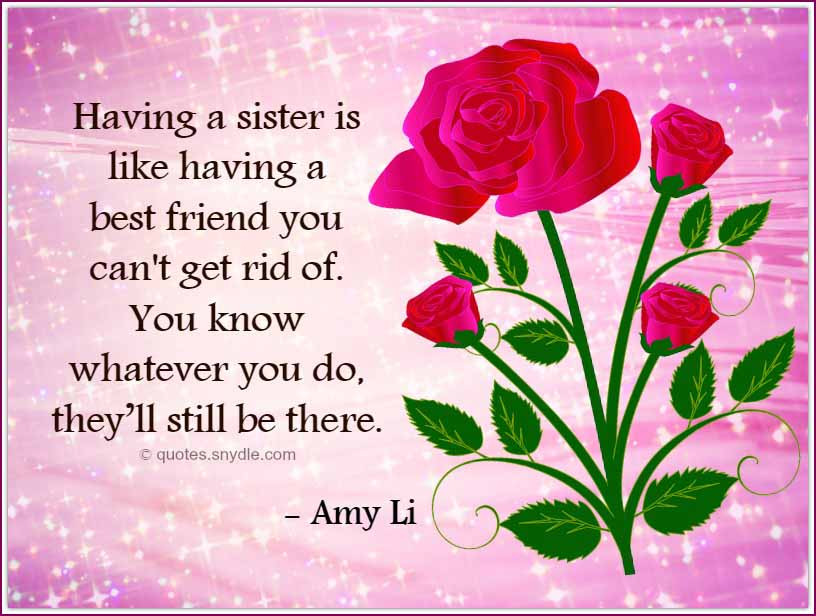 Birthday Quotes For A Sister
 Birthday Quotes for Sister Quotes and Sayings