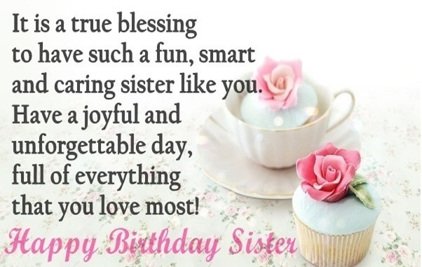 Birthday Quotes For A Sister
 Birthday Quotes for Sister Cute Happy Birthday Sister Quotes