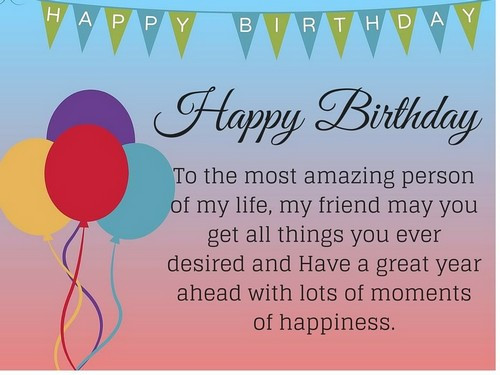 Birthday Quotes For A Special Friend
 105 Birthday Quotes and Wishes for Friend
