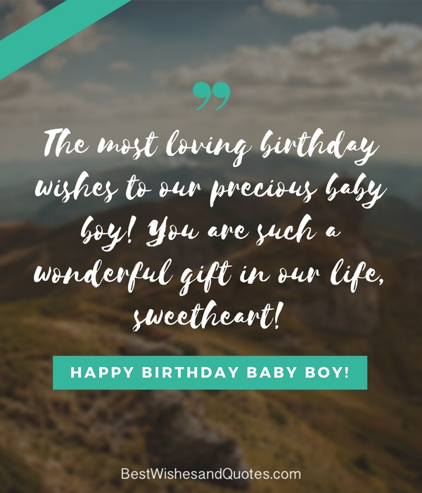 Birthday Quotes For Baby Boy
 Happy Birthday Baby Boy 33 Emotional Quotes that Say it All