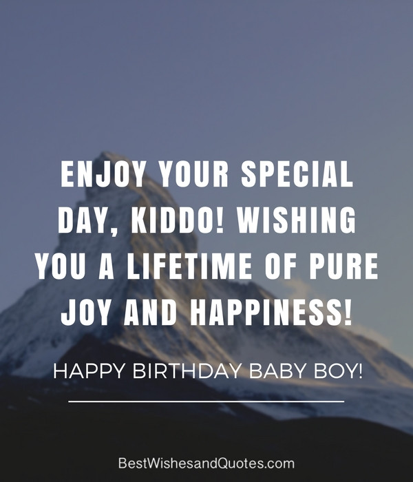 Birthday Quotes For Baby Boy
 Happy Birthday Baby Boy 33 Emotional Quotes that Say it All